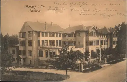 Oberhof Thueringen Kurhaus / Oberhof Thueringen /Schmalkalden-Meiningen LKR