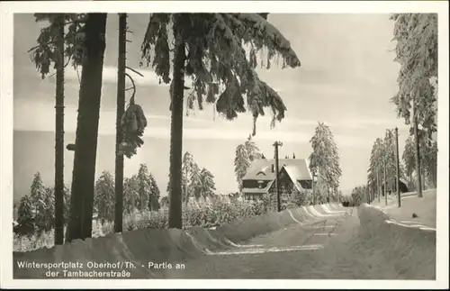 Oberhof Thueringen Tambacherstrasse / Oberhof Thueringen /Schmalkalden-Meiningen LKR