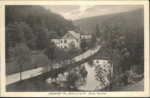 Oberhof Thueringen Wilde Geratal / Oberhof Thueringen /Schmalkalden-Meiningen LKR