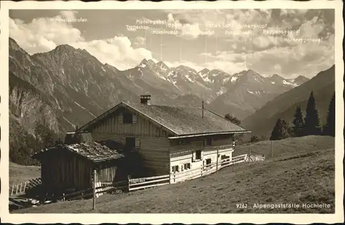 Oberstdorf Alpen Gaststaette Hochleite / Oberstdorf /Oberallgaeu LKR
