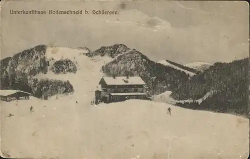 Schliersee Unterkunftshaus Bobenschneid Ski Winter / Schliersee /Miesbach LKR