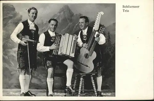 Schliersee Schlierseer Trio Mayer Schurrer Becher / Schliersee /Miesbach LKR