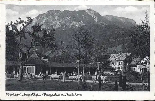 Oberstdorf Kurgarten Rubihorn / Oberstdorf /Oberallgaeu LKR