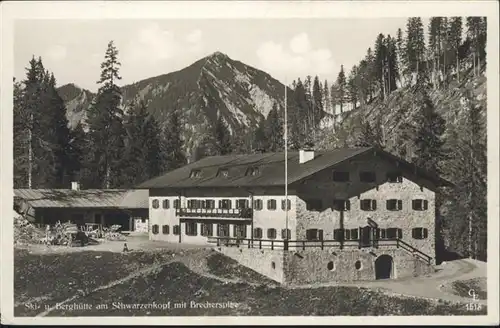 Schliersee Berghuette Schwarzenkopf Brecherspitze / Schliersee /Miesbach LKR