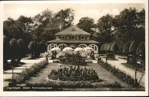 Ingolstadt Donau Staedt. Parkrestaurant / Ingolstadt /Ingolstadt Stadtkreis