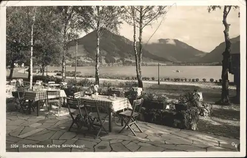 Schliersee Cafe Milchhaeusl / Schliersee /Miesbach LKR