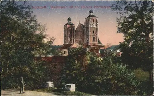 Ingolstadt Donau Stadtmauer
Obere Pfarrkirche / Ingolstadt /Ingolstadt Stadtkreis