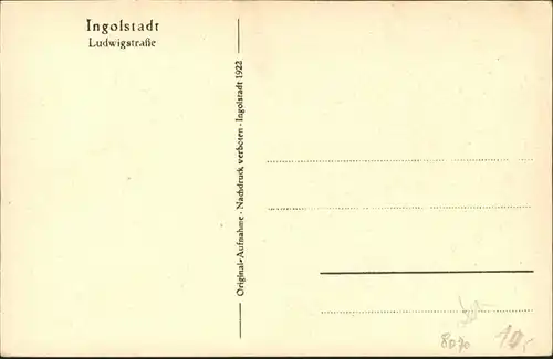 Ingolstadt Donau Ludwigstrasse / Ingolstadt /Ingolstadt Stadtkreis