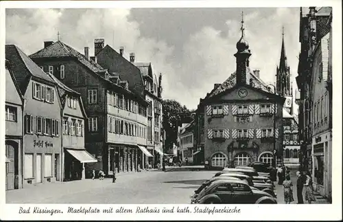 Bad Kissingen Marktplatz
Altes Rathaus, Stadtpfarrkirche / Bad Kissingen /Bad Kissingen LKR