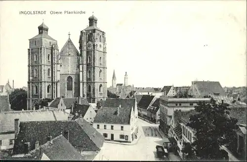 Ingolstadt Donau Obere Pfarrkirche / Ingolstadt /Ingolstadt Stadtkreis