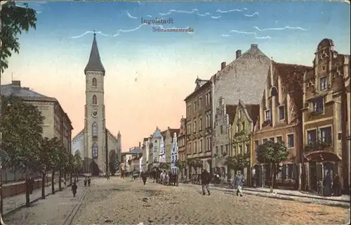 Ingolstadt Donau Schrannenstrasse / Ingolstadt /Ingolstadt Stadtkreis