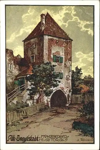 Ingolstadt Donau Muenzberger Tor / Ingolstadt /Ingolstadt Stadtkreis