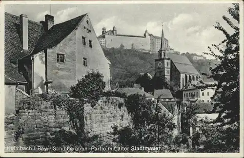 Kulmbach Schiessgraben Stadtmauer / Kulmbach /Kulmbach LKR