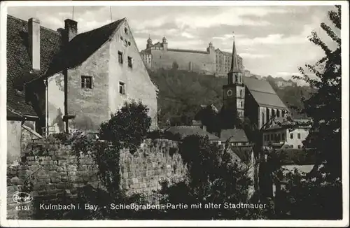 Kulmbach Schiessgraben Stadtmauer / Kulmbach /Kulmbach LKR