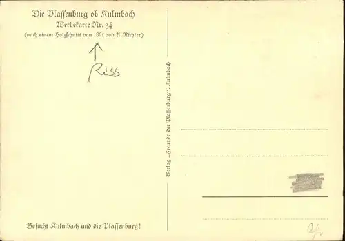 Kulmbach Plassenburg Kuenstler Richter / Kulmbach /Kulmbach LKR