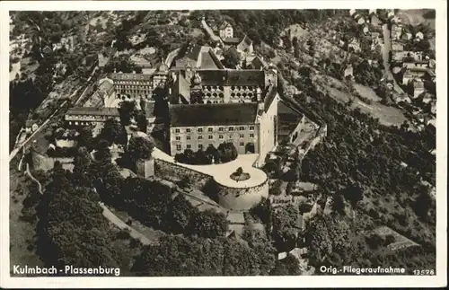 Kulmbach Plassenburg Fliegeraufnahme  / Kulmbach /Kulmbach LKR