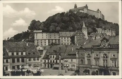 Kulmbach Marktplatz Plassenburg / Kulmbach /Kulmbach LKR