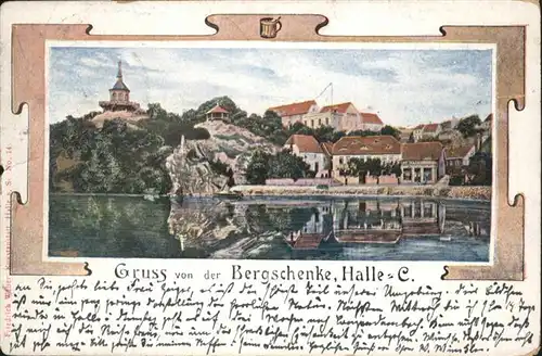 Halle Saale Bergschenke / Halle /Halle Saale Stadtkreis