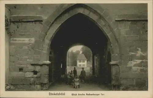Dinkelsbuehl Rothenburgertor / Dinkelsbuehl /Ansbach LKR