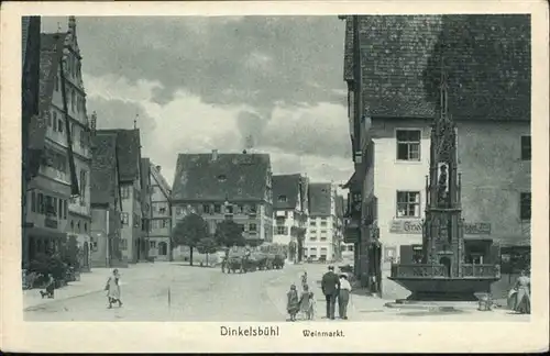 Dinkelsbuehl Weinmarkt / Dinkelsbuehl /Ansbach LKR