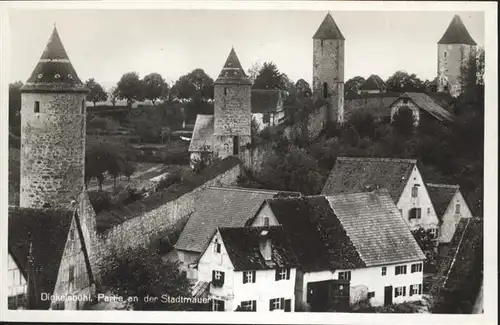 Dinkelsbuehl Stadtmauer / Dinkelsbuehl /Ansbach LKR