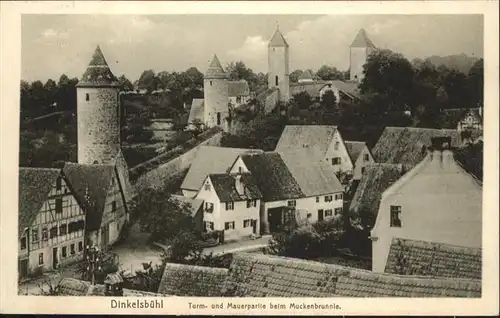 Dinkelsbuehl Turm Muckenbrunnle / Dinkelsbuehl /Ansbach LKR