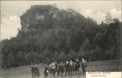 Nuernberg [Stempelabschlag] Schwarzer Brand Stahrenfelsen / Nuernberg /Nuernberg Stadtkreis