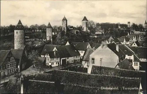 Dinkelsbuehl Turmpartie / Dinkelsbuehl /Ansbach LKR