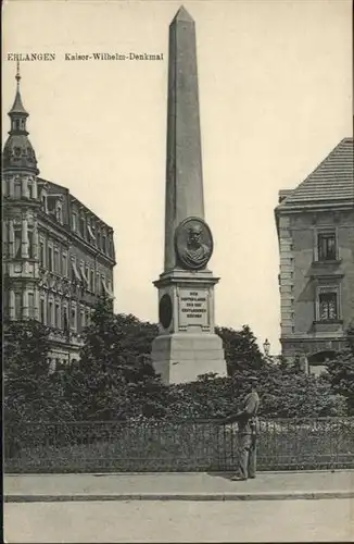 Erlangen Kaiser Wilhelm Denkmal  / Erlangen /Erlangen Stadtkreis