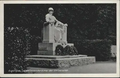 Erlangen Gefallenen Denkmal Universitaet / Erlangen /Erlangen Stadtkreis