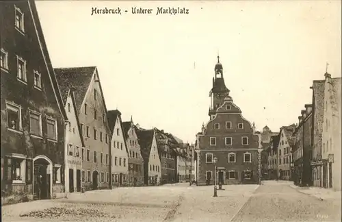 Hersbruck Unterer Marktplatz  / Hersbruck /Nuernberger Land LKR