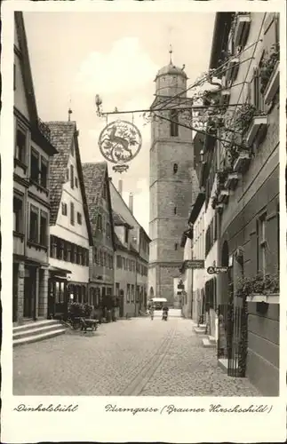 Dinkelsbuehl Turmgasse
Brauner Hirschschild / Dinkelsbuehl /Ansbach LKR