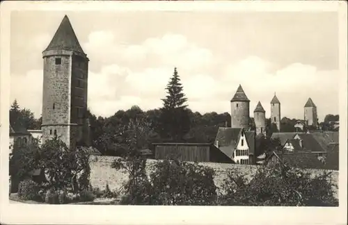 Dinkelsbuehl Mauerpartie
Tuerme / Dinkelsbuehl /Ansbach LKR