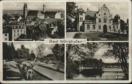 Bad Woerishofen Kasino, Wassertretplatz, Waldsee / Bad Woerishofen /Unterallgaeu LKR