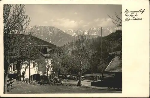 Oberaudorf Alpengasthof Hodeck / Oberaudorf /Rosenheim LKR