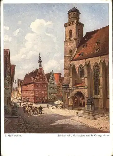 Dinkelsbuehl Marktplatz
St. Georgskirche / Dinkelsbuehl /Ansbach LKR