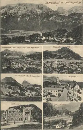 Oberaudorf Kaisergebirge, Kranzhorn, Spitzstein, Bruennstein / Oberaudorf /Rosenheim LKR