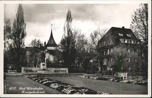 Bad Woerishofen Kneippdenkmal / Bad Woerishofen /Unterallgaeu LKR