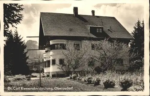 Oberaudorf Dr. Carl Riemenschmidstiftung / Oberaudorf /Rosenheim LKR