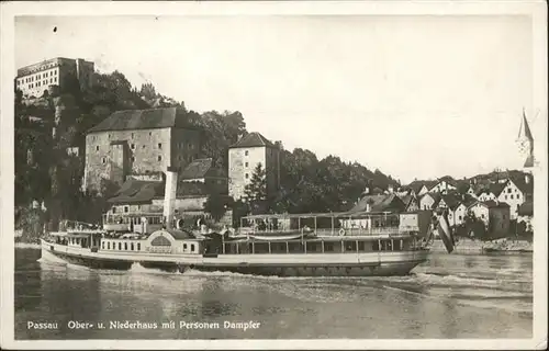Passau Ober Niederhaus Personen Dampfer / Passau /Passau LKR