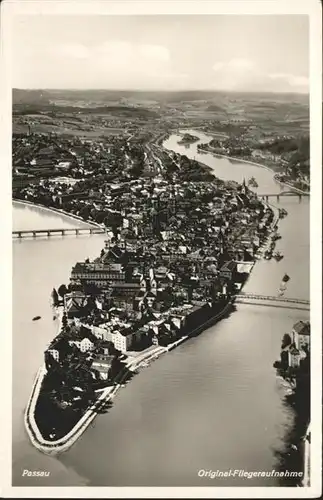 Passau Fliegeraufnahme  / Passau /Passau LKR