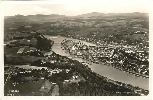 Passau Fliegeraufnahme  / Passau /Passau LKR