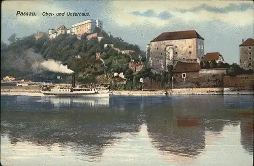 Passau Oberhaus Niederhaus Dampfer / Passau /Passau LKR