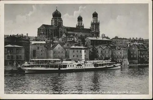 Passau Seitenraddampfer Hebe / Passau /Passau LKR