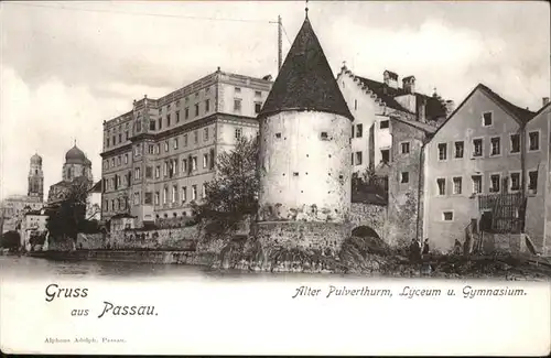 Passau Pulverturm Lyceum Gymnasium / Passau /Passau LKR