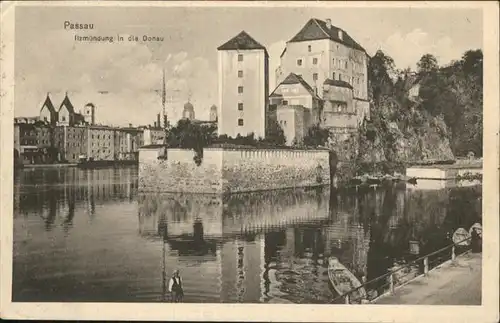 Passau Ilzmuendung Donau / Passau /Passau LKR