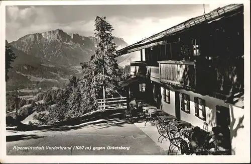 Berchtesgaden Alpenwirtschaft Voderbrand Untersberg / Berchtesgaden /Berchtesgadener Land LKR