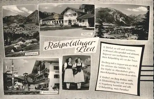 Ruhpolding Ruhpoldinger Lied Tracht Kurhaus  / Ruhpolding /Traunstein LKR