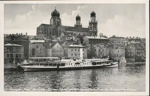 Passau Seitenraddampfer Hebe Donau / Passau /Passau LKR