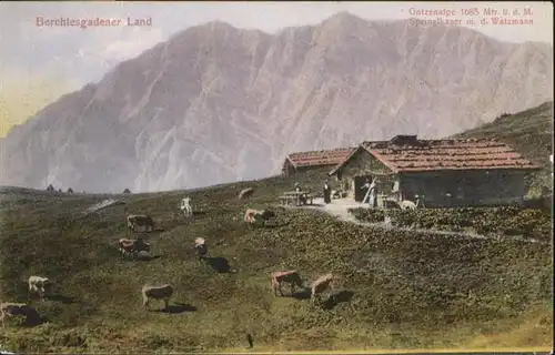 Berchtesgaden Watzmann Gotzenalpe Springelkaser  / Berchtesgaden /Berchtesgadener Land LKR